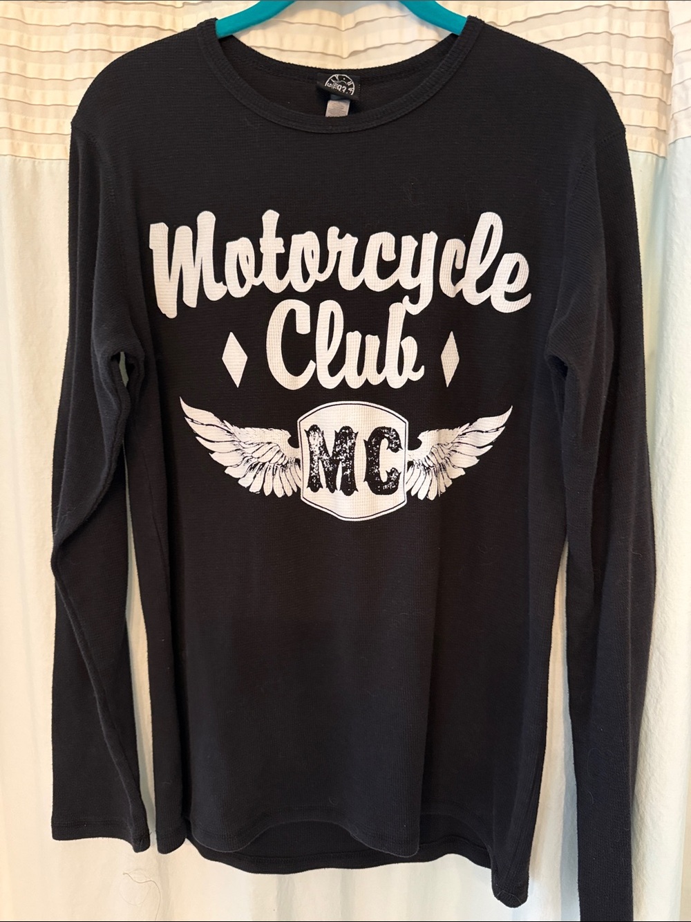 Motorcycle Club Long-Sleeve Tee - Black for men or women